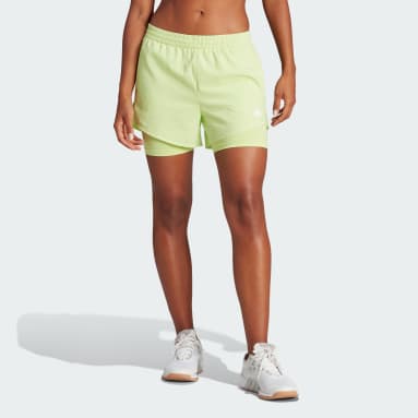 Frauen Fitness & Training AEROREADY Made for Training Minimal Two-in-One Shorts Grün