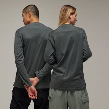 Lifestyle Green Y-3 긴팔 티