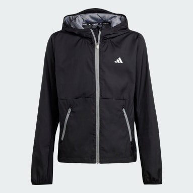 Děti Běh černá Větrovka WIND.RDY Windbreaker Kids