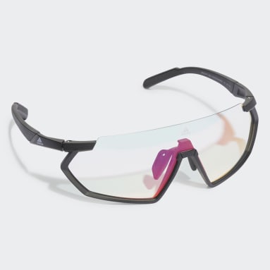 Wielrennen zwart SP0041 Sport Zonnebril