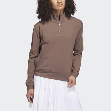 Ženy Golf hnedá Mikina Ultimate365 Tour 1/4-Zip Golf