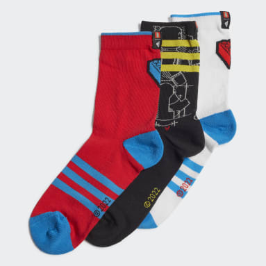 adidas x LEGO® Tech Pack Socks 3 Pairs Bialy