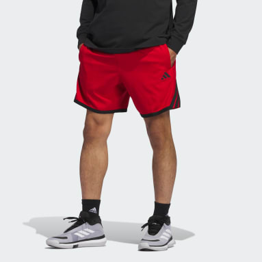 Black and red adidas shorts deals