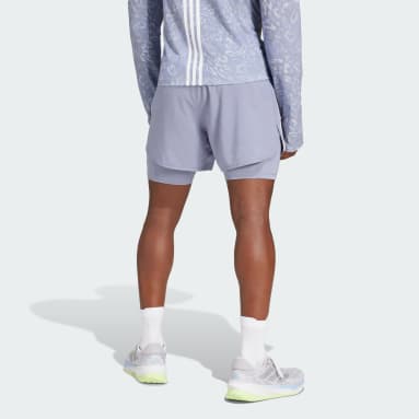 กางเกงขาสั้นดีไซน์ทูอินวัน Own the Run 3-Stripes