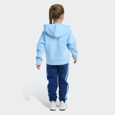 2-Piece Long Sleeve Hooded Pullover & Jogger Set