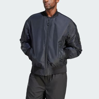 Männer Rugby All Blacks Rugby Thin-Filled Lifestyle Jacke Schwarz