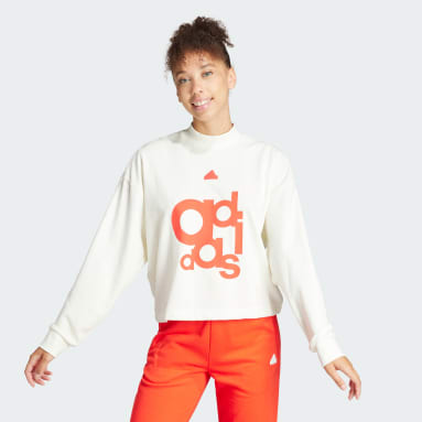 French Terry Print Loose Sweatshirt