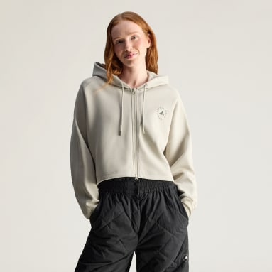 buzo con capucha corto adidas by Stella McCartney Sportswear