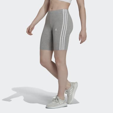 Ženy Sportswear Siva Šortky Essentials 3-Stripes Bike