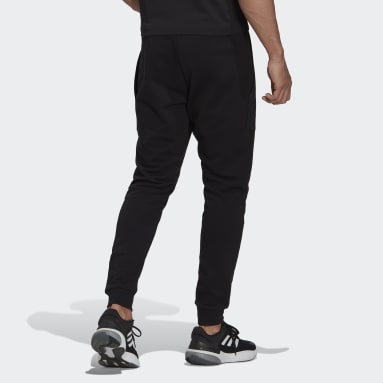 Pantaloni Essentials BrandLove French Terry Nero Uomo Sportswear