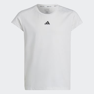 T-shirt AEROREADY 3-Stripes Blanc Filles Fitness Et Training
