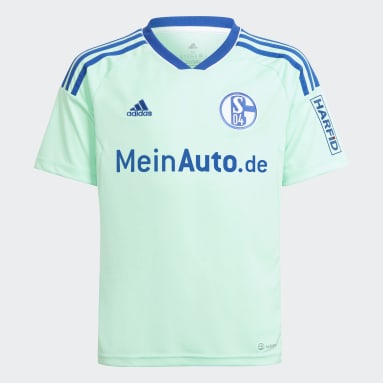 Camiseta tercera equipación FC Schalke 04 22/23 Verde Niño Fútbol