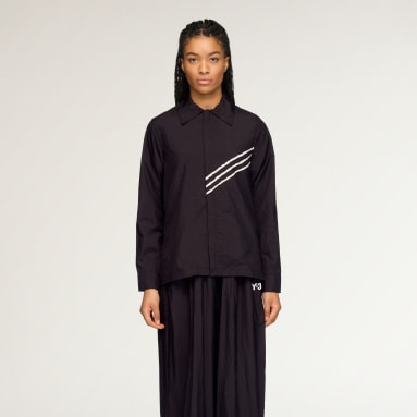 CHEMISE 3 BANDES BORDS BRUTS Y-3