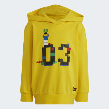 Barn Sportswear Gul adidas x Classic LEGO® Hoodie