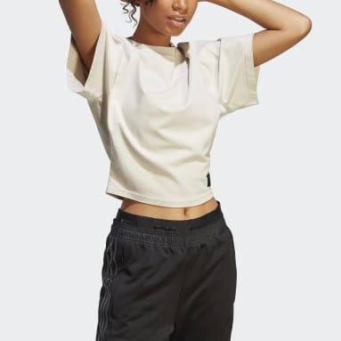 Frauen Sportswear Holidayz Loose T-Shirt Beige