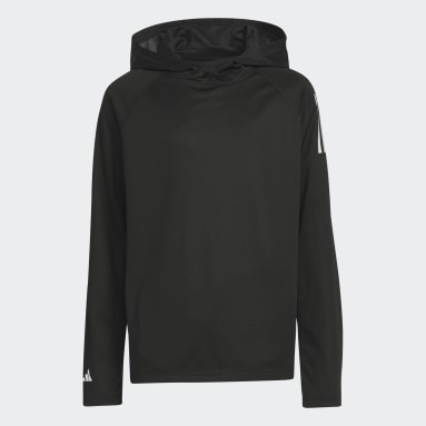 Camisola com Capuz Preto Rapazes Golfe