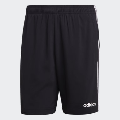 Men Sportswear Black Essentials 3-Stripes Chelsea Shorts 7 Inch