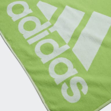 Svømning Grøn adidas håndklæde, stort