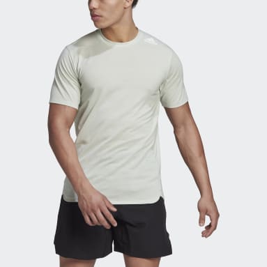 T-shirt Designed for Training Vert Hommes Fitness Et Training
