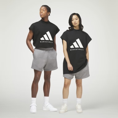 Camiseta Sin Mangas adidas Basketball 001_ Negro Basketball