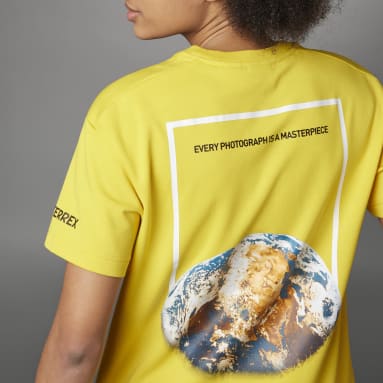 T-shirt graphique à manches courtes National Geographic Jaune TERREX