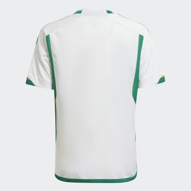 Camisola Principal 22 da Argélia Branco Rapazes Futebol