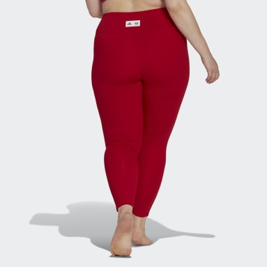 Women's Yoga Red Thebe Magugu 7/8 Studio Leggings (Plus Size)