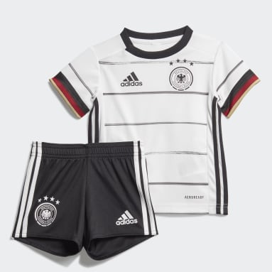 Ensemble bébés Allemagne Domicile Blanc Enfants Football