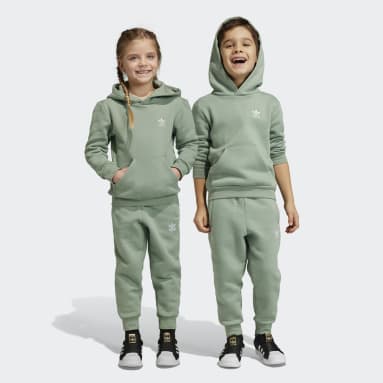 Deti Originals zelená Súprava Adicolor Hoodie