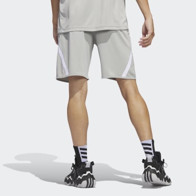Heren Basketbal grijs adidas Pro Block Short