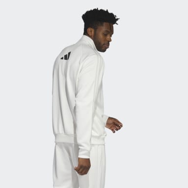 Veste adidas Basketball Select blanc Hommes Basketball