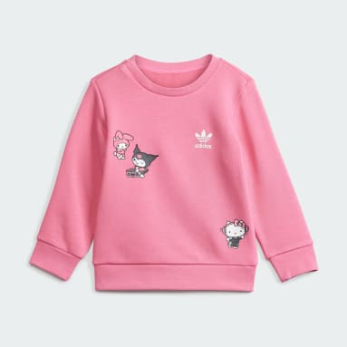Kids originals Pink adidas Originals x Hello Kitty Crew Set
