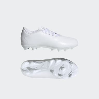 Children 4-8 Years Soccer White Predator Accuracy.4 Flexible Ground Cleats