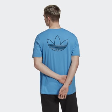 Camiseta Trefoil Series Style Azul Hombre Originals
