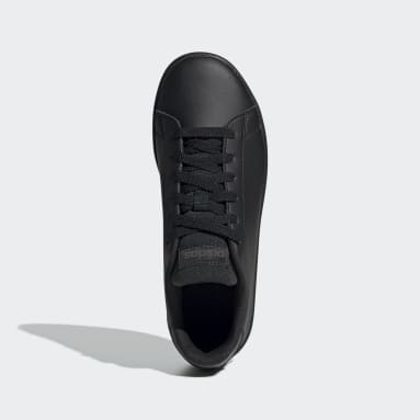Kids Sport Inspired Black Advantage Shoes