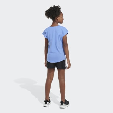 Youth Sportswear Blue Cap Sleeve Tee