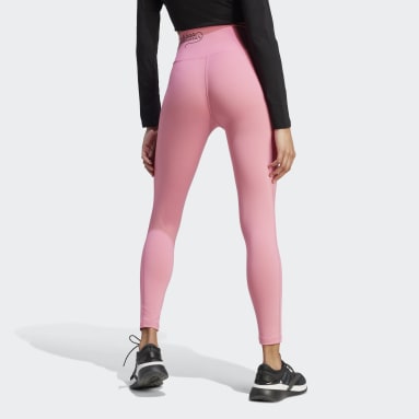 Women's Sportswear Pink Scribble Leggings