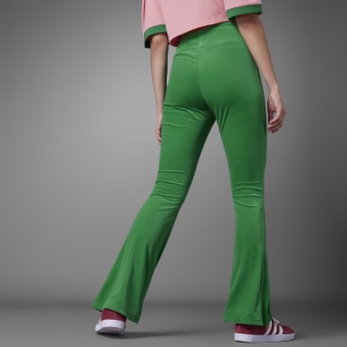 Women Originals Green Adicolor 70s Flared Leggings