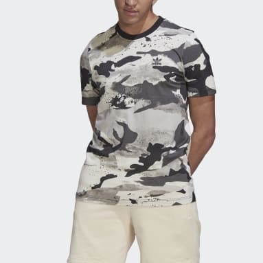 Remera Camo Series Estampado Integral Blanco Hombre Originals