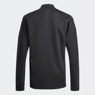 Sudadera entrenamiento Condivo 21 Primeblue Negro Niño Fútbol