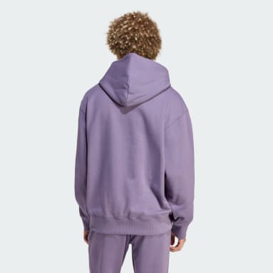 Camisola com Capuz em Moletão Contempo Adicolor Roxo Homem Originals