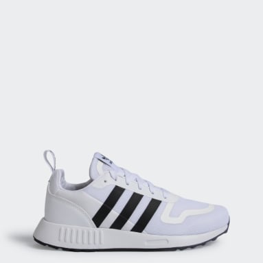 Adidas black discount and white shoes