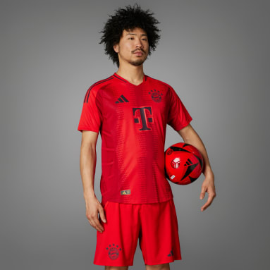 Men's Soccer Red FC Bayern 24/25 Home Authentic Jersey