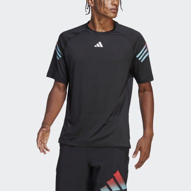 Train Icons 3-Stripes Training T-skjorte Svart