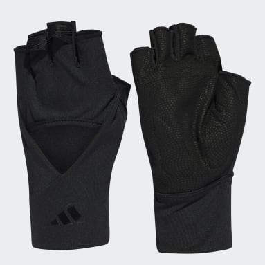 Women Weightlifting Black Training Gloves