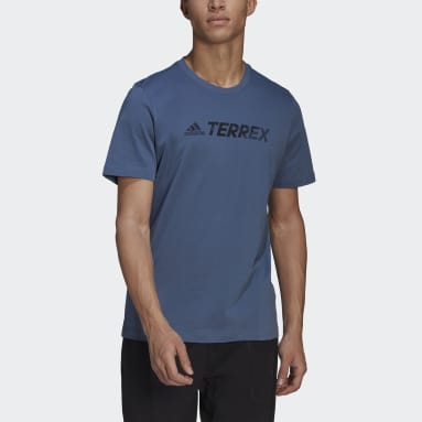 Polo Terrex Classic Logo Azul Hombre TERREX