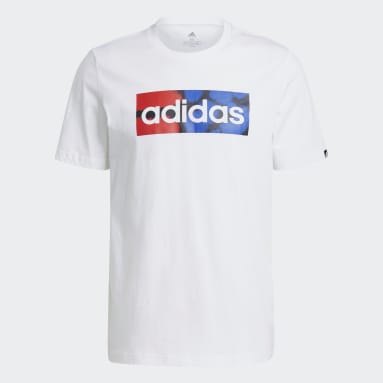 Men Sportswear White Hazy Dreams Boxed Logo Graphic Tee