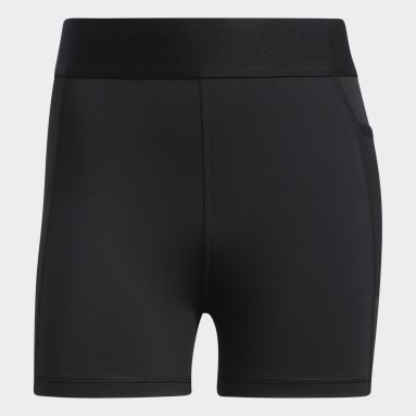 Women Training Black Techfit Period-Proof 3-Inch Short Tights