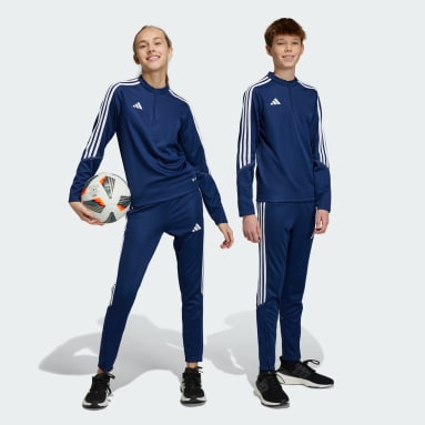 Barn Fotboll Blå Tiro 23 Club Training Pants