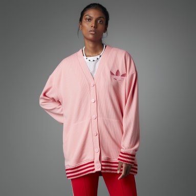 Women's Originals Pink Adicolor Heritage Now Cardigan